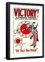 Victory! Congress Passes Daylight Savings Bill Poster-null-Framed Giclee Print