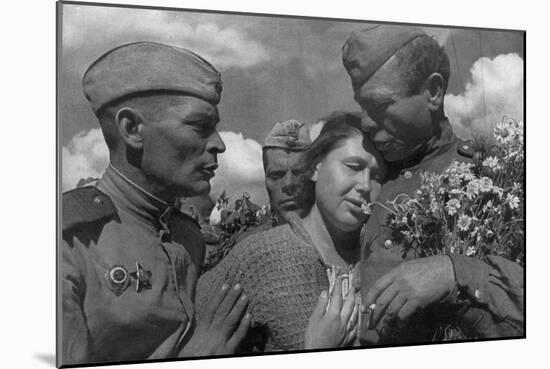 Victory Day, World War II, USSR, 1945-null-Mounted Giclee Print