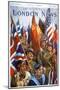 Victory, End of Second World War, 1945 (Print)-Terence Cuneo-Mounted Giclee Print