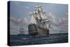 'Victory' Flagship of Vice Admiral Lord Nelson, 2010-John Sutton-Stretched Canvas