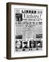 Victory!, Front Page of Libres Newspaper, 9 May 1945-null-Framed Giclee Print