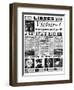 Victory!, Front Page of Libres Newspaper, 9 May 1945-null-Framed Giclee Print