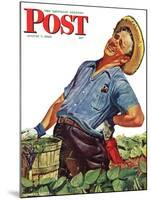 "Victory Garden," Saturday Evening Post Cover, August 7, 1943-Howard Scott-Mounted Giclee Print