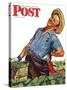 "Victory Garden," Saturday Evening Post Cover, August 7, 1943-Howard Scott-Stretched Canvas