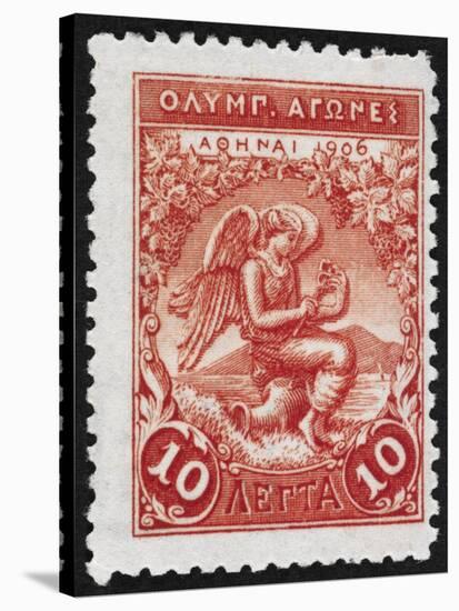 Victory. Greece 1906 Olympic Games 10 Lepta, Unused-null-Stretched Canvas