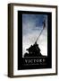 Victory: Inspirational Quote and Motivational Poster-null-Framed Premium Photographic Print