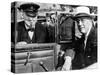 'Victory Is Everywhere,' Said Winston Churchill as He Greeted President Franklin Roosevelt-null-Stretched Canvas