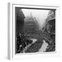 Victory March of London's Regiments, Saluting the Lord Mayor, 1918-null-Framed Photographic Print