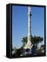 Victory Monument at Yorktown Battlefield, Virginia-null-Framed Stretched Canvas