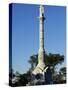 Victory Monument at Yorktown Battlefield, Virginia-null-Stretched Canvas