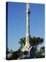 Victory Monument at Yorktown Battlefield, Virginia-null-Stretched Canvas