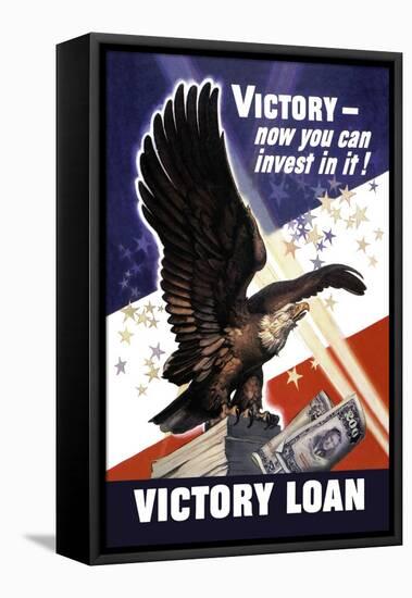 Victory, Now You Can Invest in It!-null-Framed Stretched Canvas