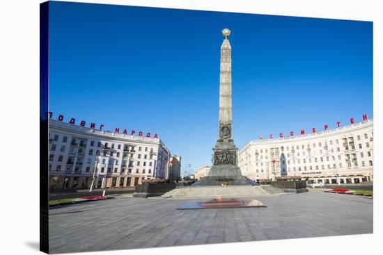 Victory Obelisk, Minsk, Belarus, Europe-Michael Runkel-Stretched Canvas