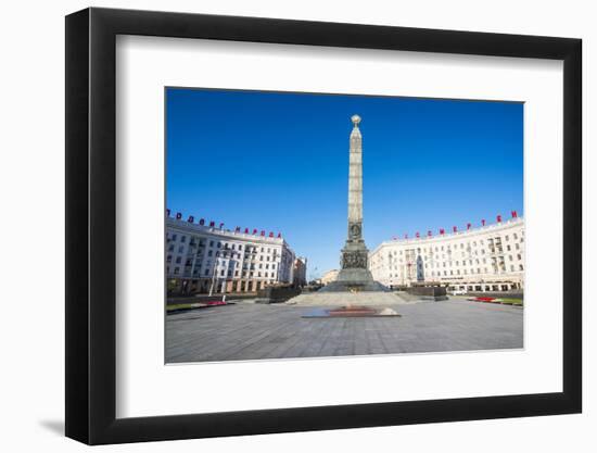 Victory Obelisk, Minsk, Belarus, Europe-Michael Runkel-Framed Photographic Print