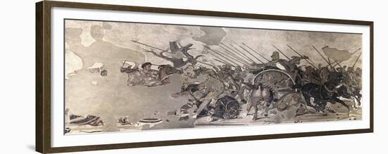 Victory of Alexander the Great Battle of Issus-null-Framed Giclee Print