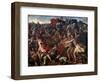 Victory of Joshua over the Amalekites, 1625-1626-Nicolas Poussin-Framed Giclee Print