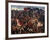 Victory of Joshua over the Amalekites, 1625-1626-Nicolas Poussin-Framed Giclee Print