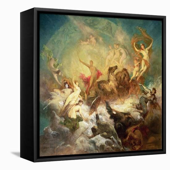 Victory of Light over Darkness, 1883-84-Hans Makart-Framed Stretched Canvas