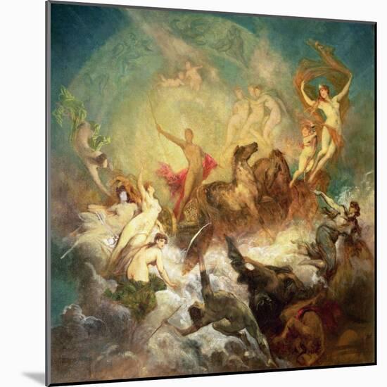 Victory of Light over Darkness, 1883-84-Hans Makart-Mounted Giclee Print