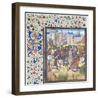 Victory of Richard the Lionheart over Philip Augustus in 1198-null-Framed Giclee Print