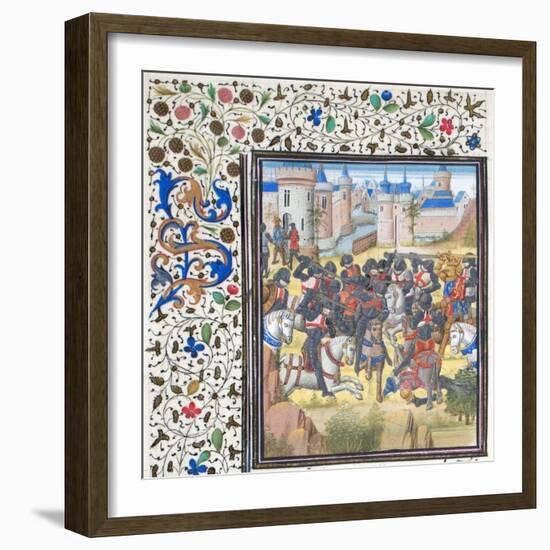 Victory of Richard the Lionheart over Philip Augustus in 1198-null-Framed Giclee Print