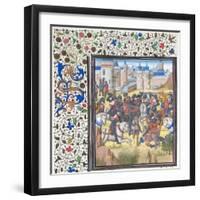 Victory of Richard the Lionheart over Philip Augustus in 1198-null-Framed Giclee Print