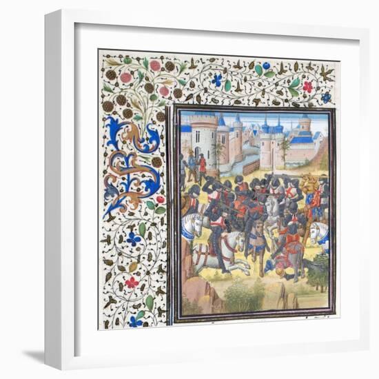 Victory of Richard the Lionheart over Philip Augustus in 1198-null-Framed Giclee Print