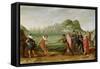 Victory of the Dutch over the Spanish Fleet at Gibraltar-Adam Willaerts-Framed Stretched Canvas