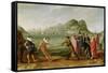 Victory of the Dutch over the Spanish Fleet at Gibraltar-Adam Willaerts-Framed Stretched Canvas