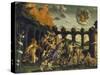 Victory of Virtue over Vice-Andrea Mantegna-Stretched Canvas