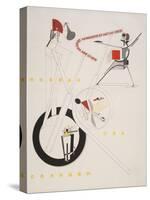 Victory Over the Sun, 1. Part of the Show Machinery-El Lissitzky-Stretched Canvas