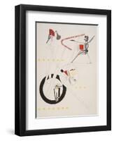 Victory Over the Sun, 1. Part of the Show Machinery-El Lissitzky-Framed Giclee Print