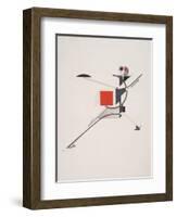 Victory Over the Sun, 10. New Man-El Lissitzky-Framed Giclee Print