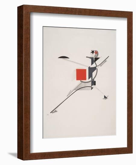 Victory Over the Sun, 10. New Man-El Lissitzky-Framed Giclee Print