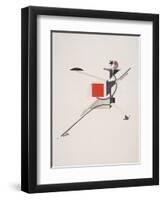 Victory Over the Sun, 10. New Man-El Lissitzky-Framed Giclee Print