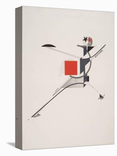 Victory Over the Sun, 10. New Man-El Lissitzky-Stretched Canvas