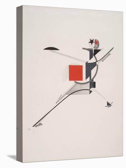 Victory Over the Sun, 10. New Man-El Lissitzky-Stretched Canvas