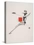 Victory Over the Sun, 10. New Man-El Lissitzky-Stretched Canvas