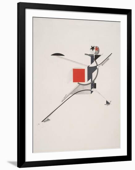 Victory Over the Sun, 10. New Man-El Lissitzky-Framed Giclee Print