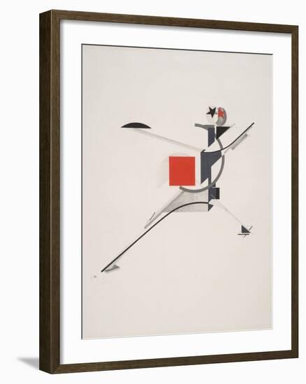 Victory Over the Sun, 10. New Man-El Lissitzky-Framed Giclee Print