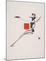 Victory Over the Sun, 10. New Man-El Lissitzky-Mounted Giclee Print