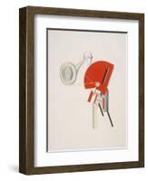 Victory Over the Sun, 2. The Announcer-El Lissitzky-Framed Giclee Print