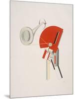 Victory Over the Sun, 2. The Announcer-El Lissitzky-Mounted Giclee Print