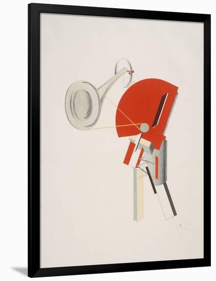 Victory Over the Sun, 2. The Announcer-El Lissitzky-Framed Giclee Print