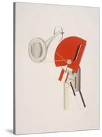 Victory Over the Sun, 2. The Announcer-El Lissitzky-Stretched Canvas