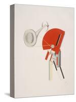 Victory Over the Sun, 2. The Announcer-El Lissitzky-Stretched Canvas