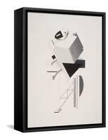 Victory Over the Sun, 3. Sentry-El Lissitzky-Framed Stretched Canvas