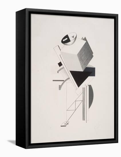 Victory Over the Sun, 3. Sentry-El Lissitzky-Framed Stretched Canvas