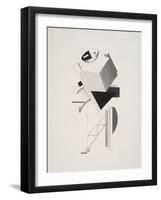Victory Over the Sun, 3. Sentry-El Lissitzky-Framed Giclee Print