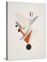 Victory Over the Sun, 5. Globetrotter (in Time)-El Lissitzky-Stretched Canvas